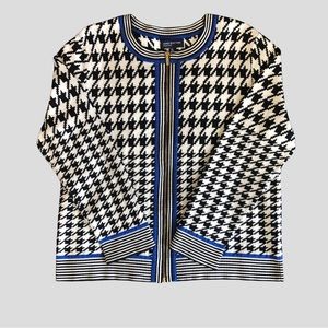 Jones New York Signature Zip Cardigan size Xl